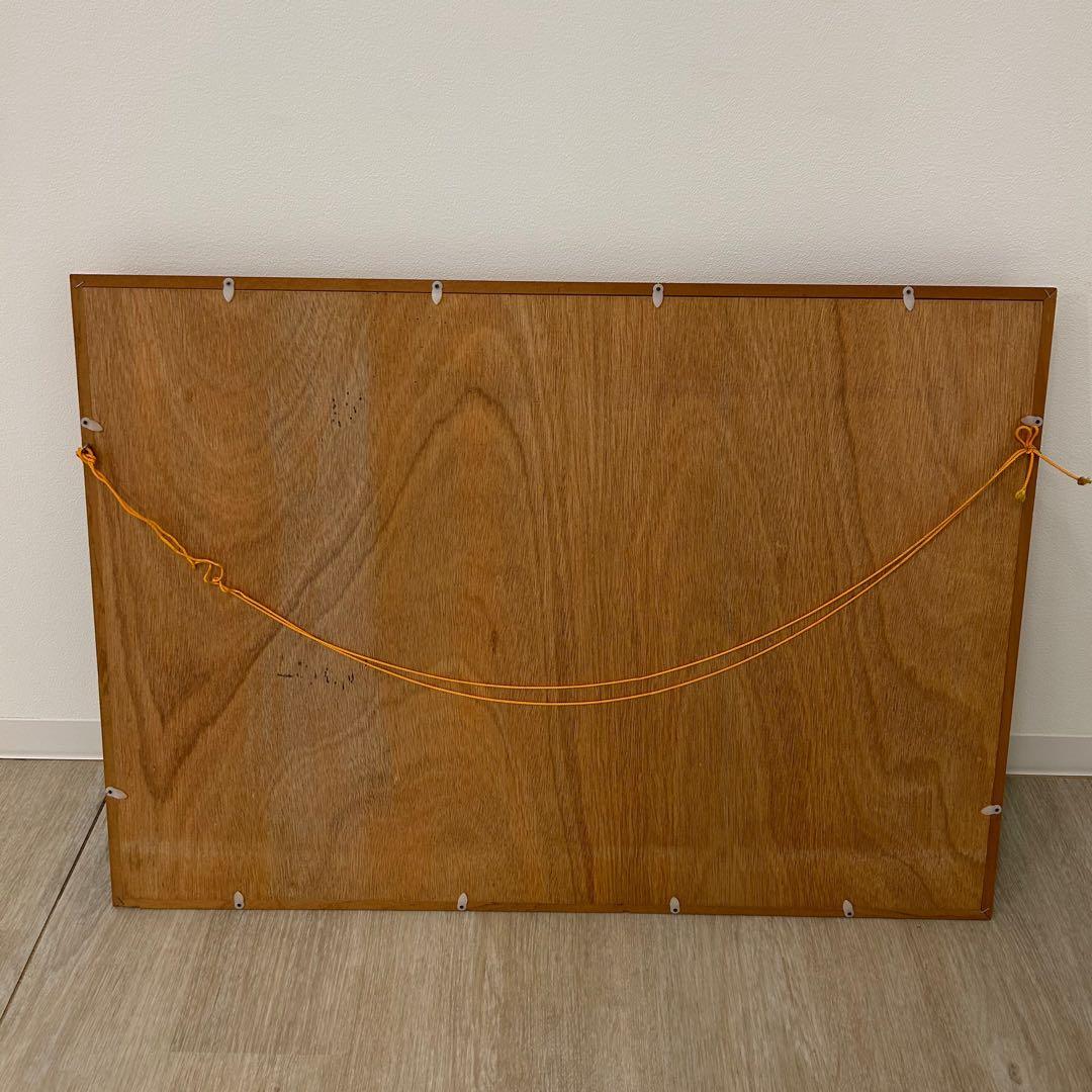 油絵 K.W.PARK 絵画 額付き 油彩