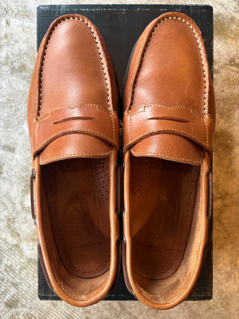 【ビームス別注】【新品未使用】パラブーツ　Corsica マロン 25.5cm