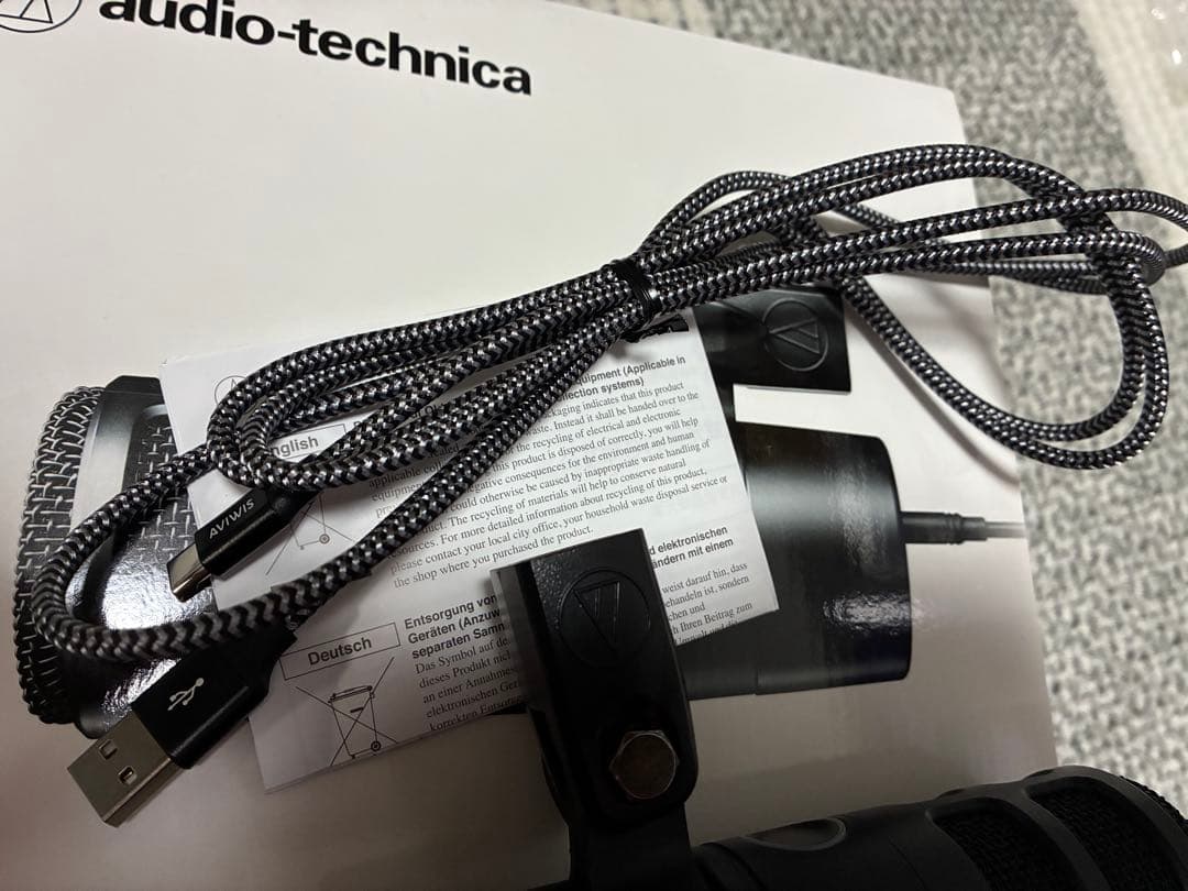 配信機器・PA機器・レコーディング機器 Audio-Technica AT2040 USB