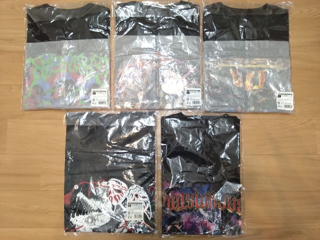 BABYL 「悪魔が来たりてベビメタる」Tシャツ ５種セット Lサイズ