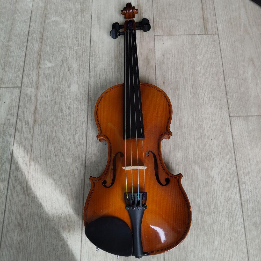 Regin1/8バイオリン、弓、肩当て、ケースセット