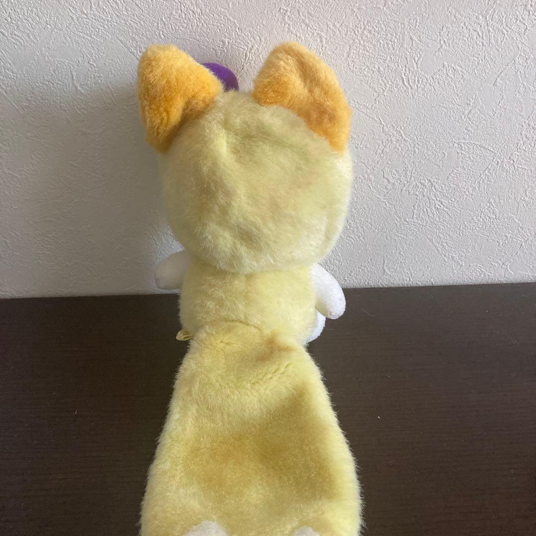 北海道限定　2004年製キティちゃん着ぐるみぬいぐるみ　ラベンダーキタキツネ
