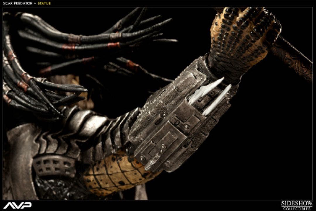 【完品】サイドショウ AVP スカー プレデター スタチュー フィギュア