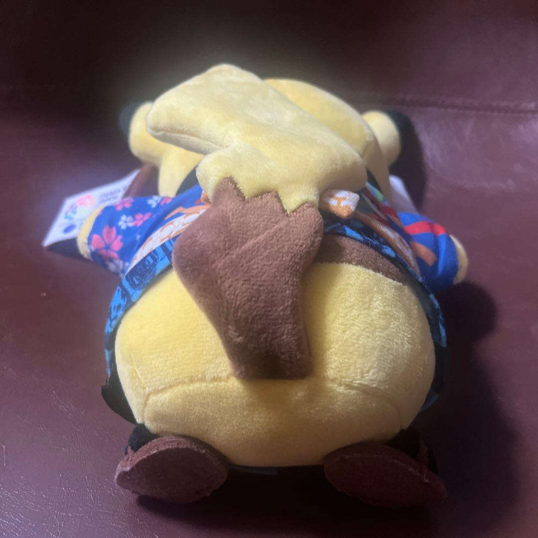 鈴*き様 非売品レア！ポケモンピカチュウぬいぐるみ　ピンバッチ・ファイル関西万博