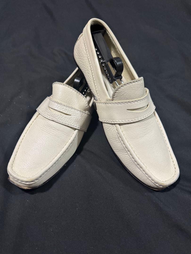 ディースクエアード 26.5cm スリッポン ホワイト