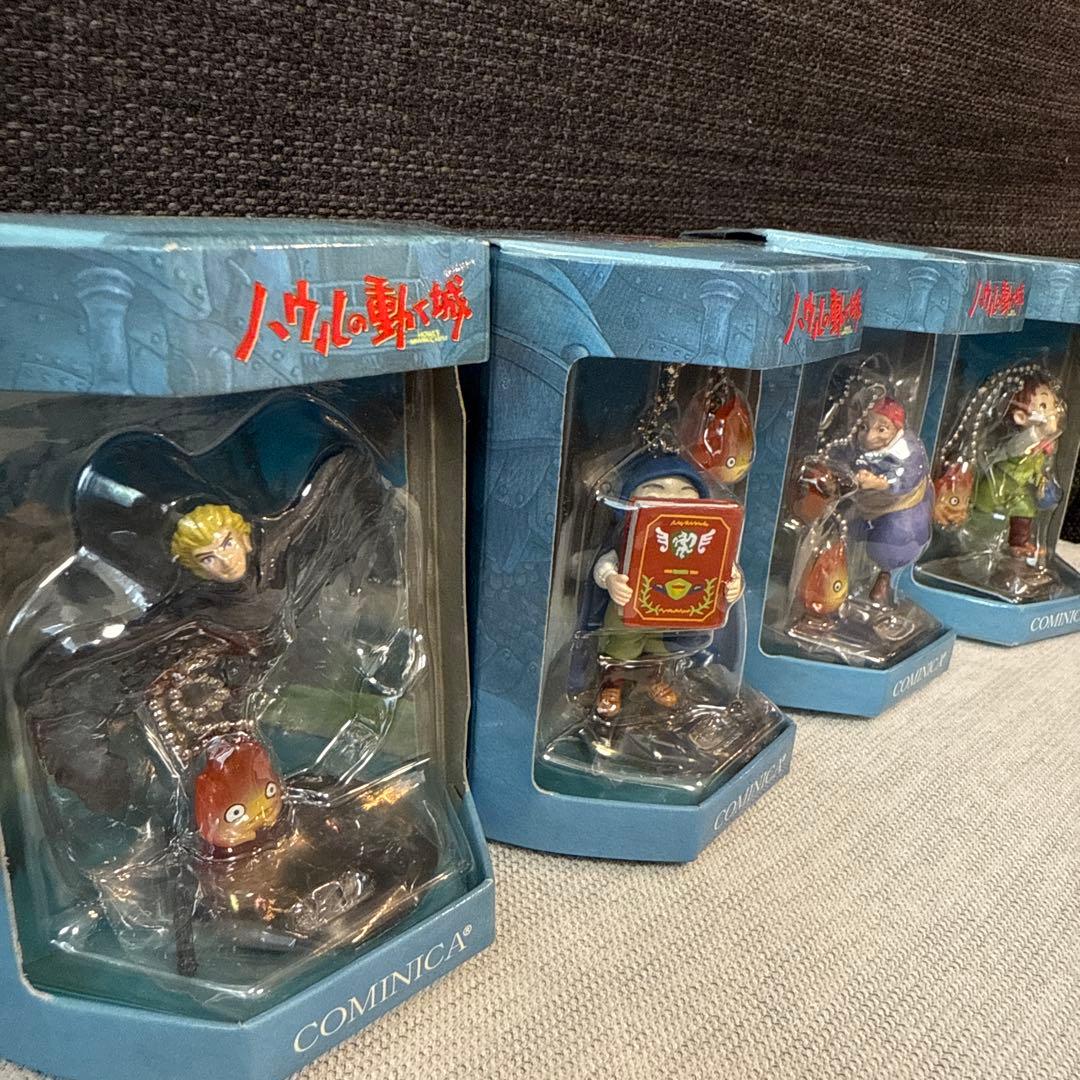 コミニカ ハウルの動く城 ミニフィギュア 新品未開封 4種セットマルクル