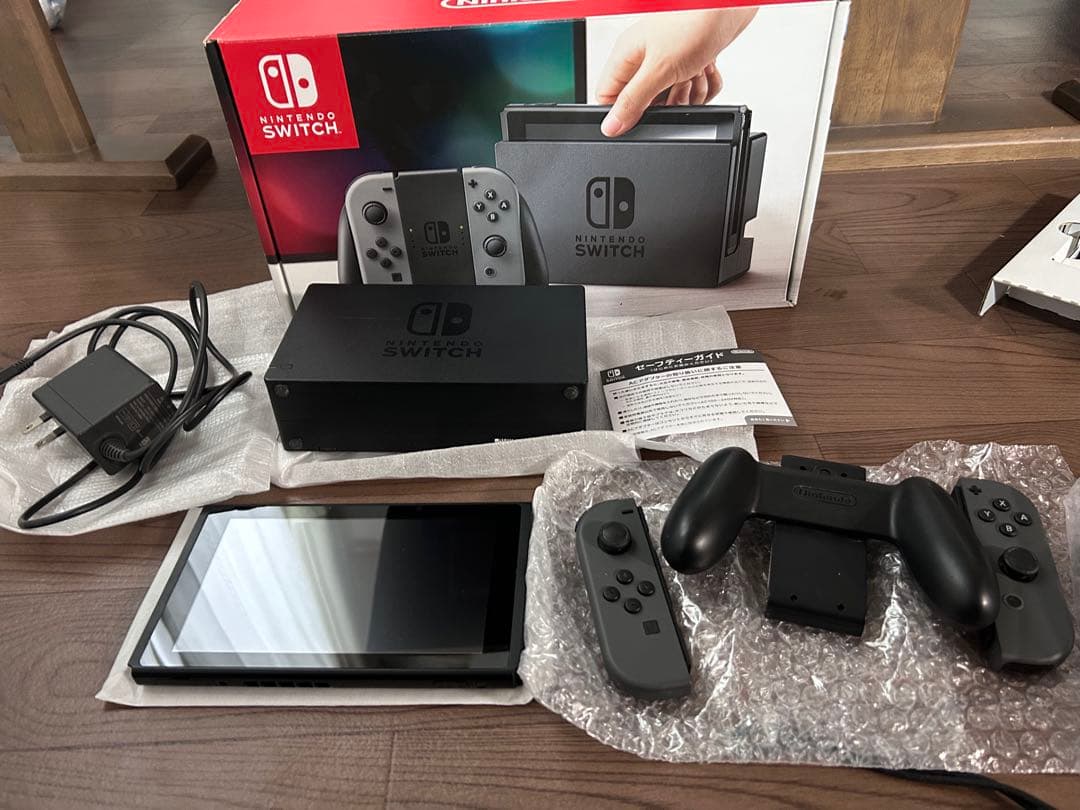 Nintendo Switch 初期型 グレー 本体一式 動作品