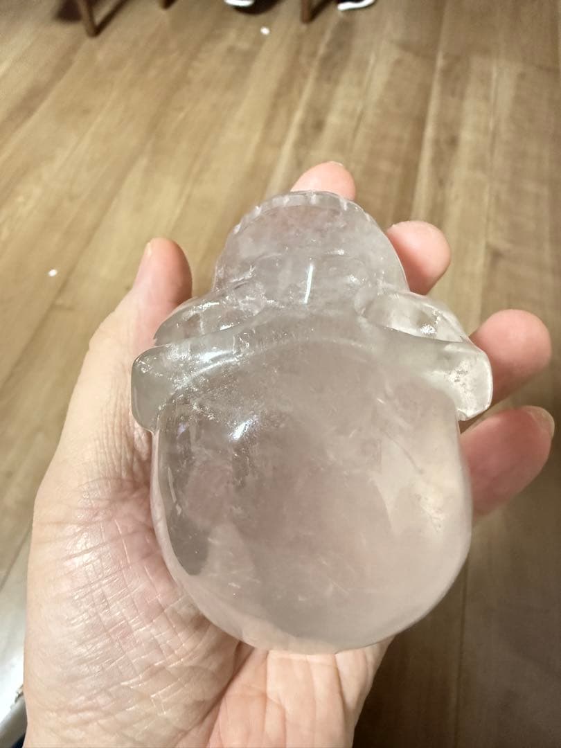 超大　高品質水晶彫り髑髏　インテリア アクセサリー 限定一点　本物保証　送料無料