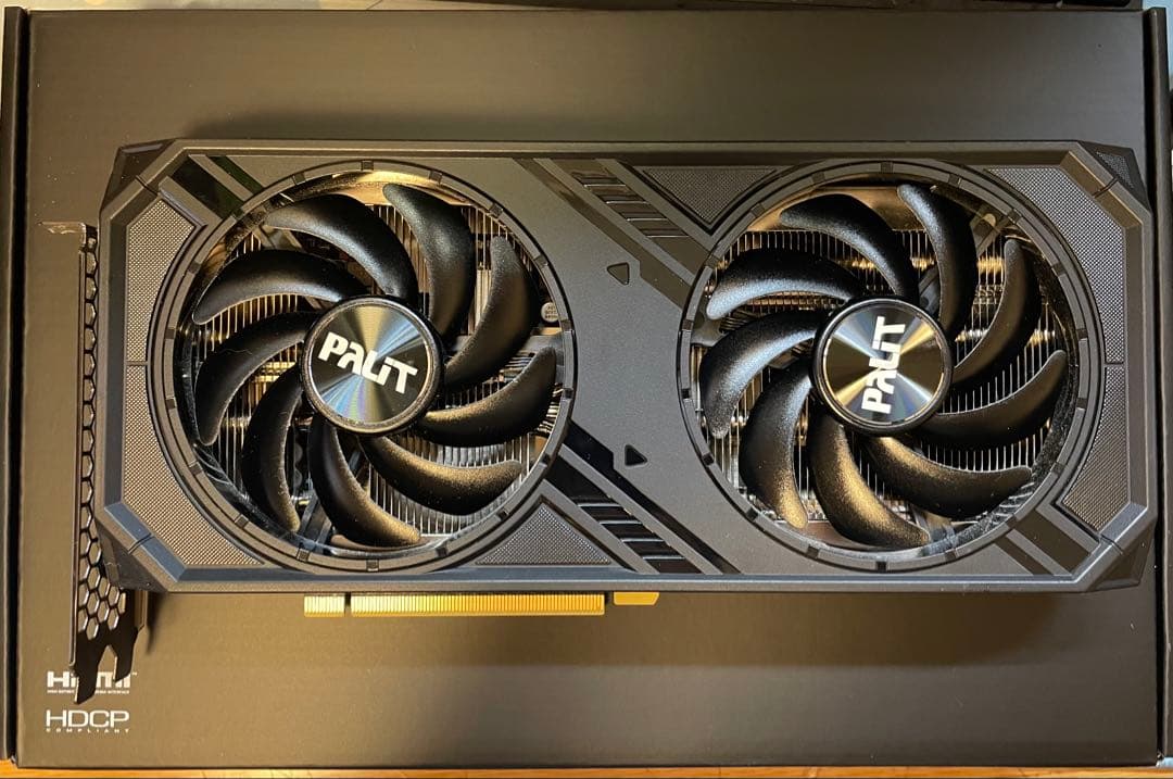 グラフィックボード・グラボ・ビデオカード PALIT GeForce RTX 4070 12GB Dual