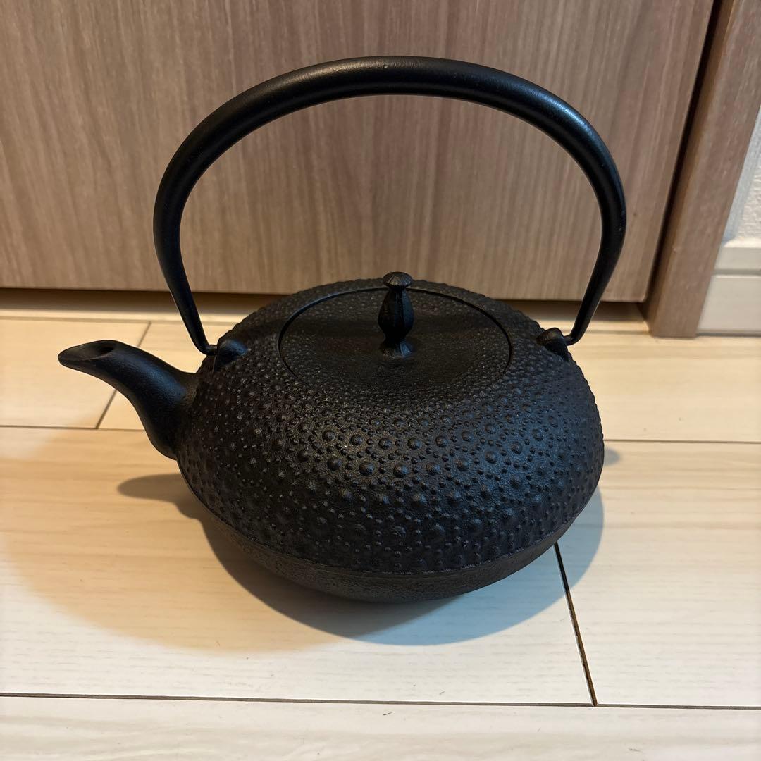 及源　南部鉄器　東雲亀甲 盛栄堂　鉄瓶