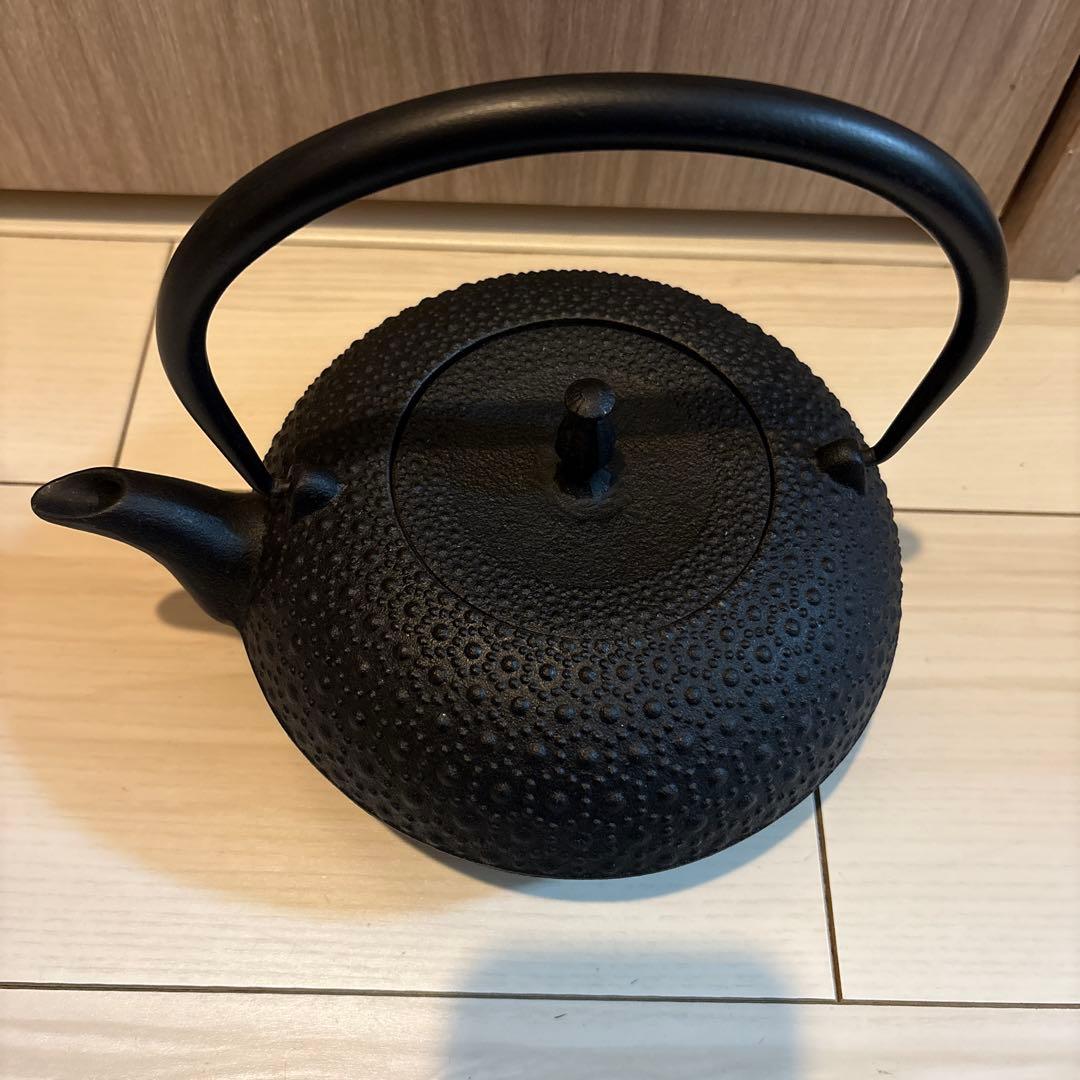 及源　南部鉄器　東雲亀甲 盛栄堂　鉄瓶