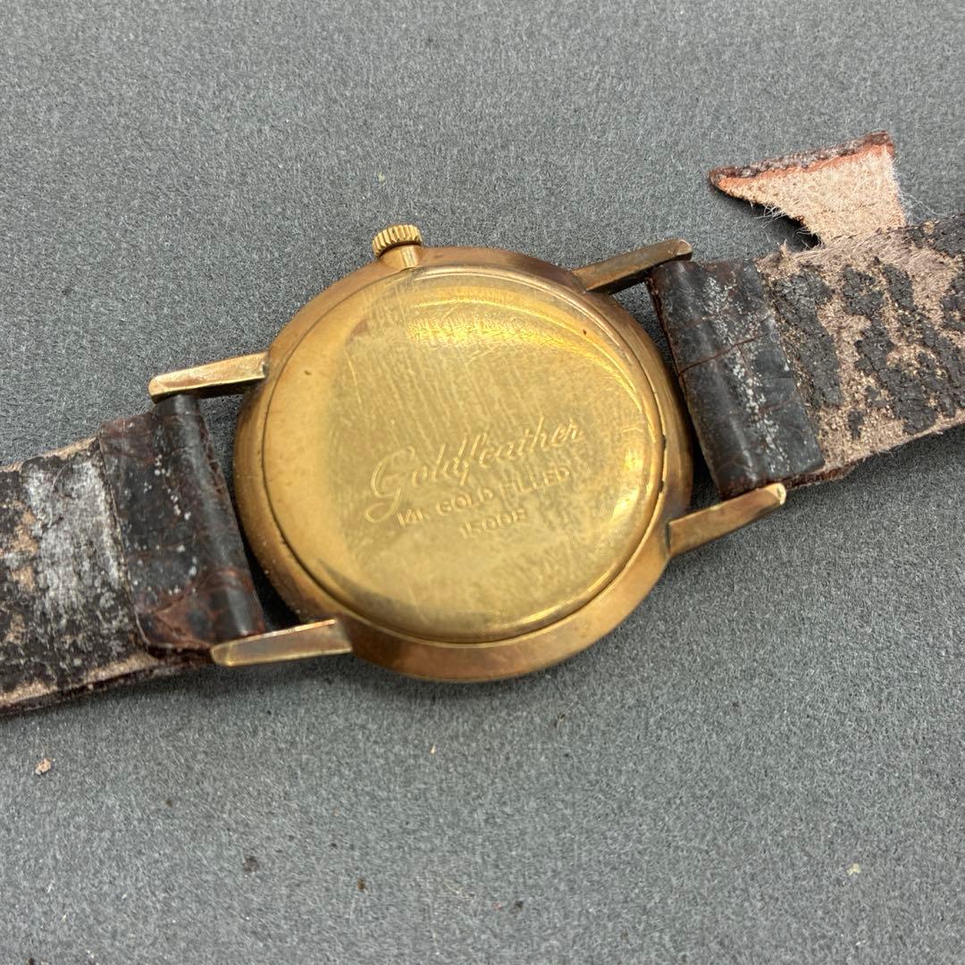 SEIKO ゴールドフェザー Gold Feather 14K GF 稼働品