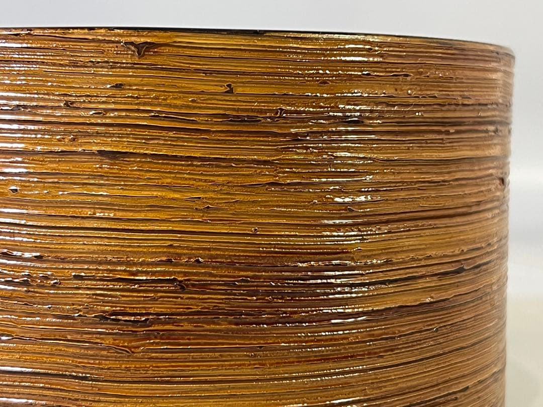 DT751 茶道具 輪島塗糸目 建水 共箱