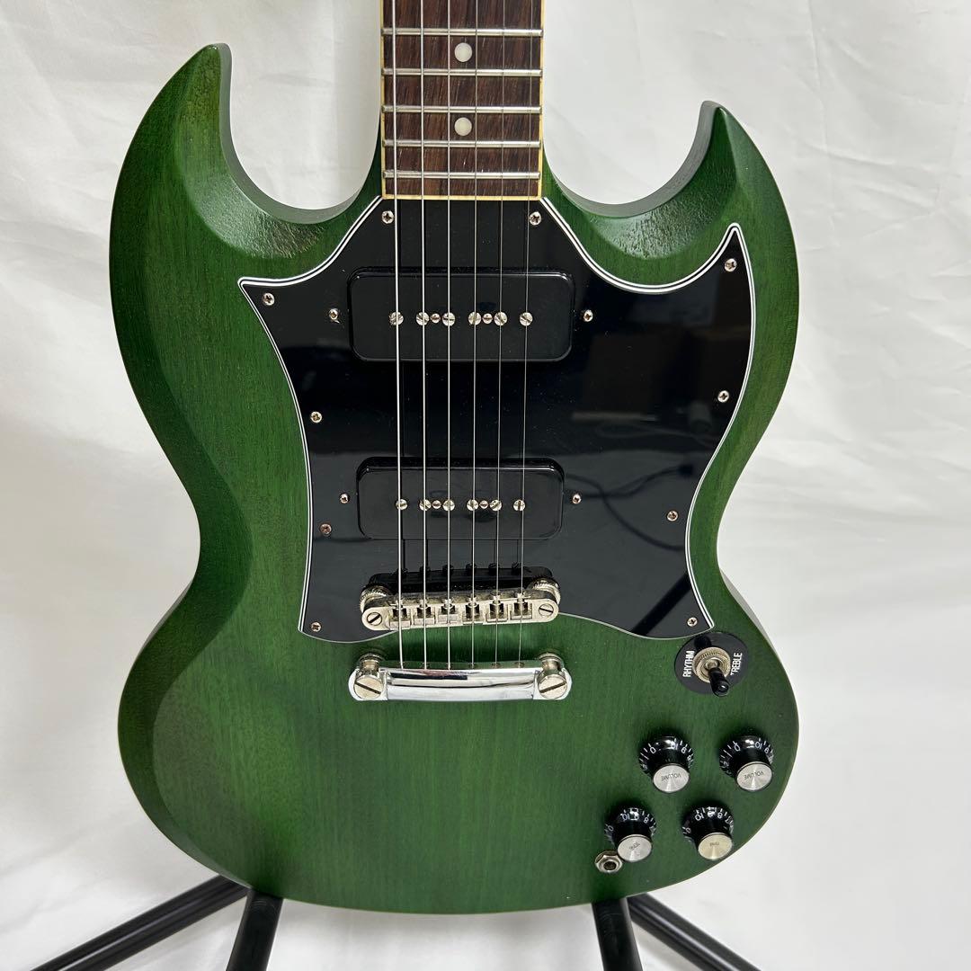 【希少】 Epiphone SG Classic Worn P90 Green