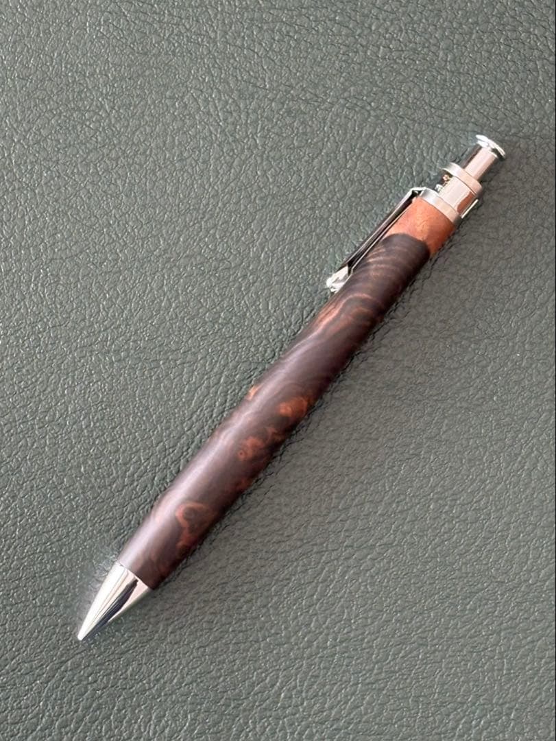 【イベント杢】工房楔 黒檀こぶ杢 ペンシル楔 0.5mm（固定式口金付き）