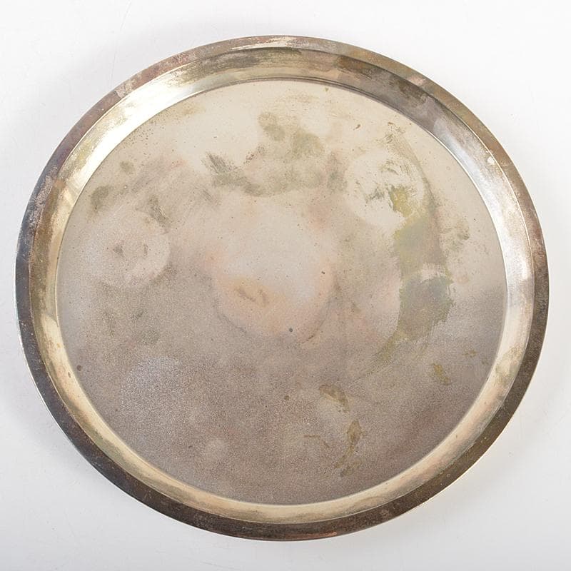 銀座和光水注トレーグラス6客銀製STERLING950約712g　KR7495B