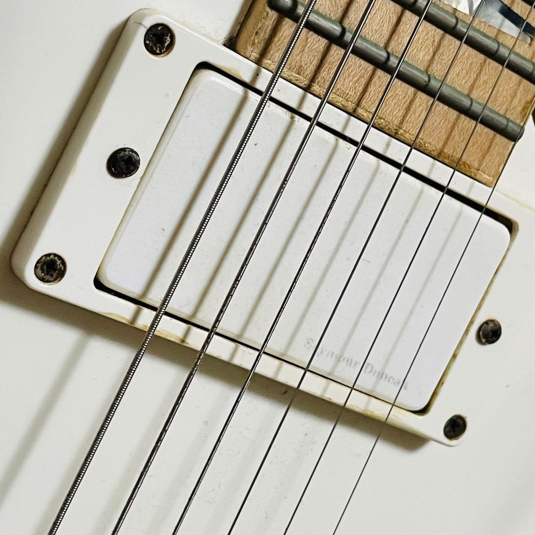 FGN フジゲン EFL-DE レスポール　マット　ホワイト　エレキギター