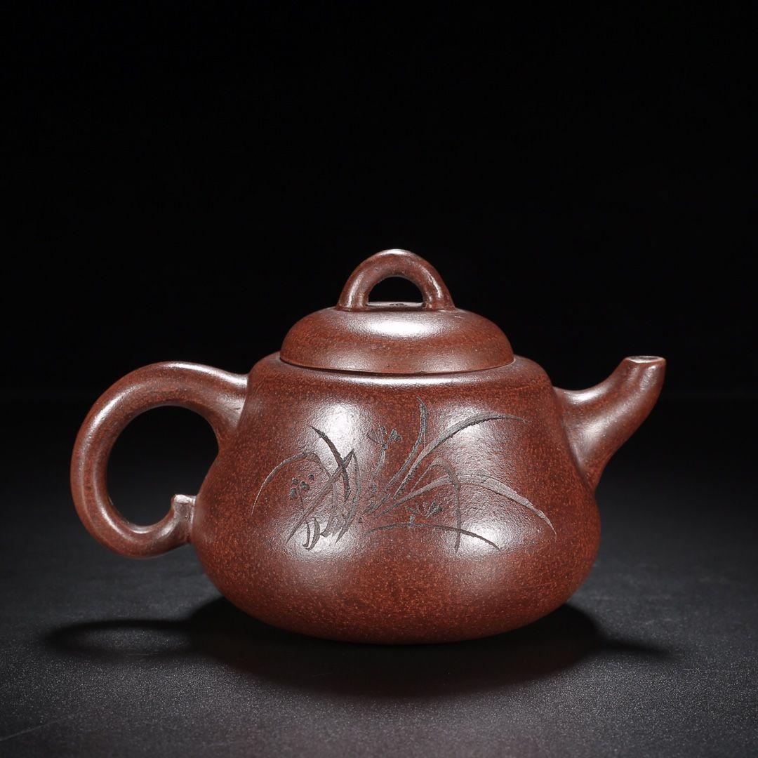 中国美術 宜興 紫砂壷 瓢簞壺 煎茶道具