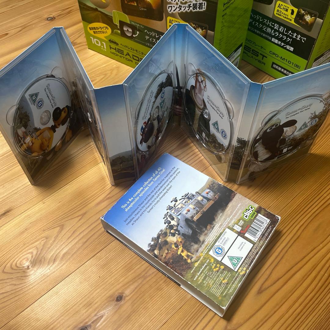 【オマケ有】ヘッドレストモニターDVDプレーヤー　キュリオムQriom２台セット