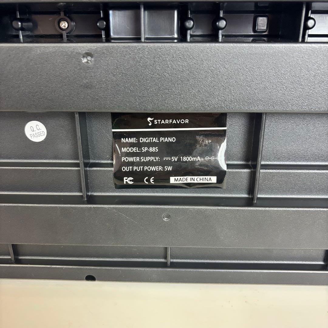 デジタルピアノ Starfavor 電子ピアノ キーボード 携帯型