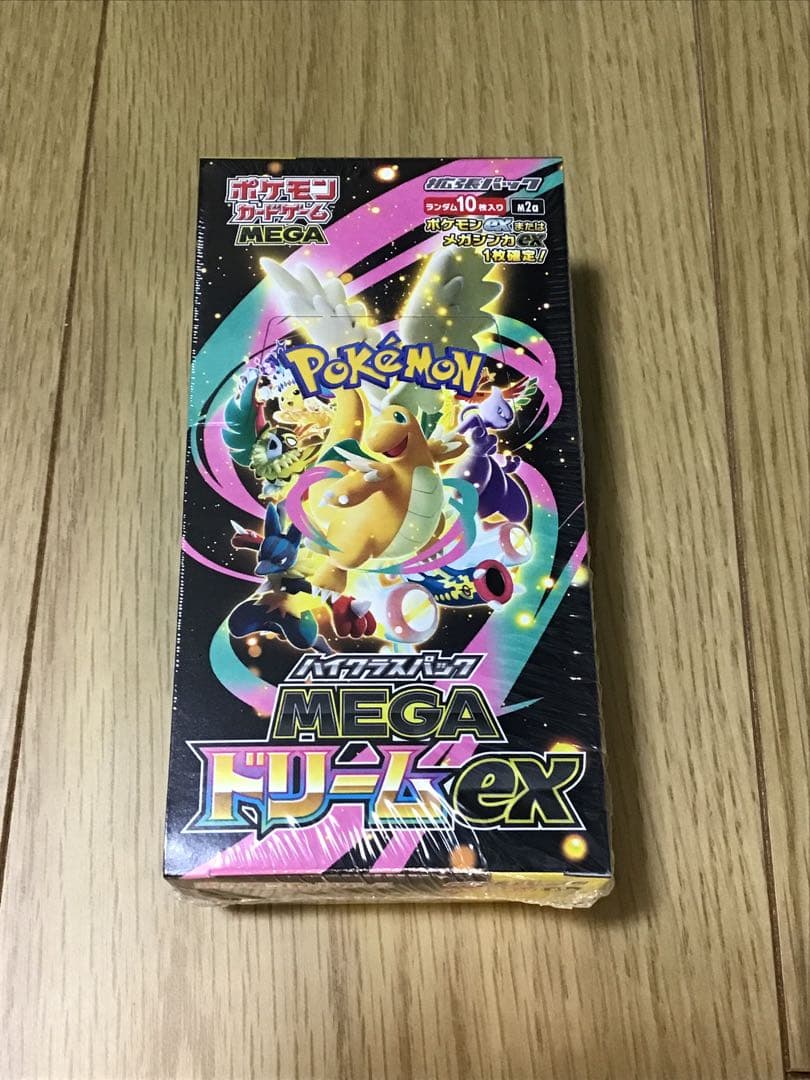 ポケモンカードゲーム MEGAドリームex 1box　未開封シュリンク付き