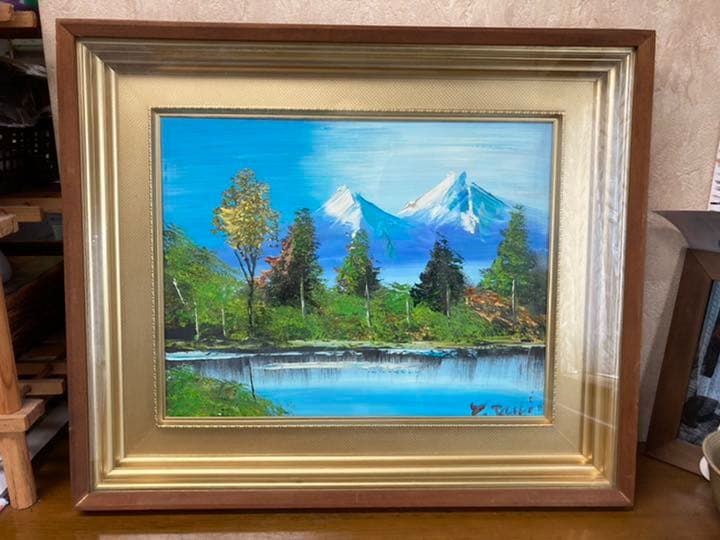 作者不明　油絵