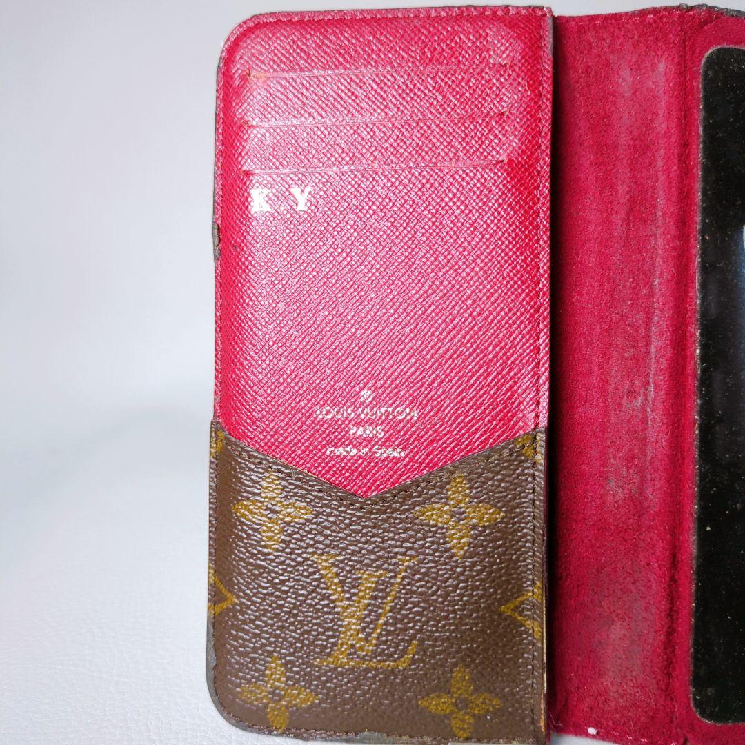 LOUISVUITTON iPhoneケース 15プロ モノグラム 手帳型