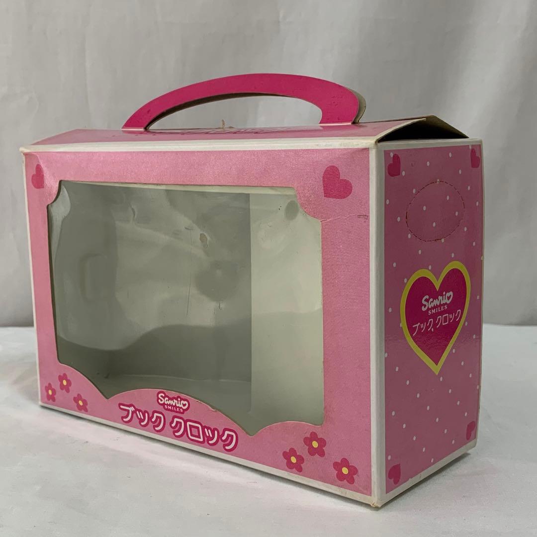 当時物！レア　エンジェル　キティ ブッククロック 置時計 写真 本型　1998