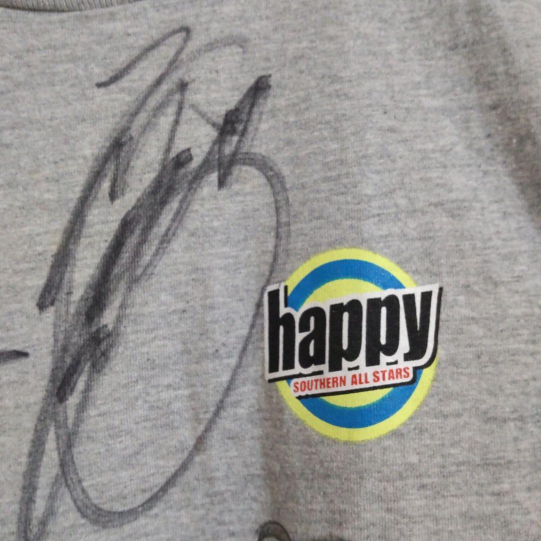 抽選当選品 サザンオールスターズ メンバー 全員直筆サインTシャツ 桑田佳祐