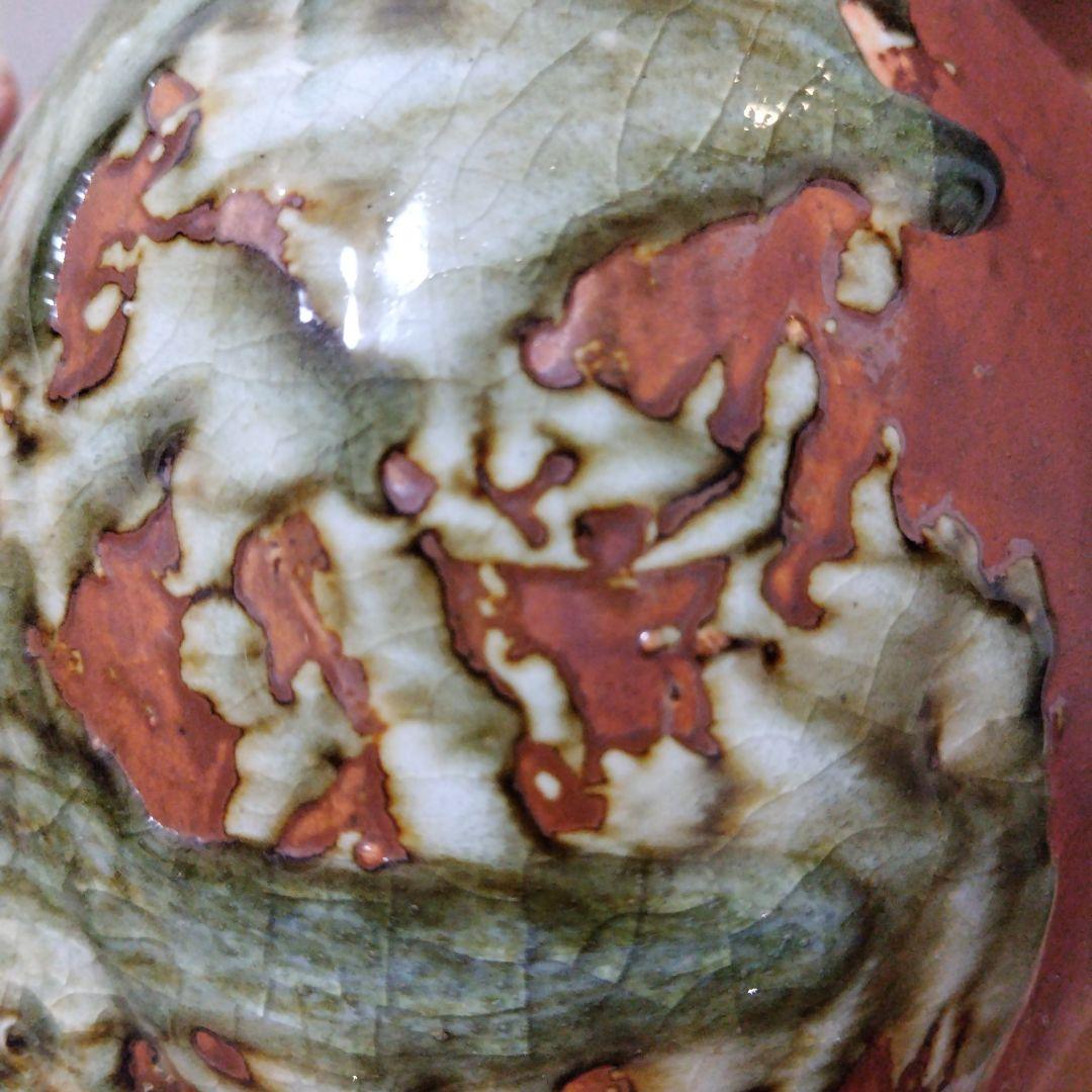 巨大陶器製急須と巨大湯呑みセット 森山焼