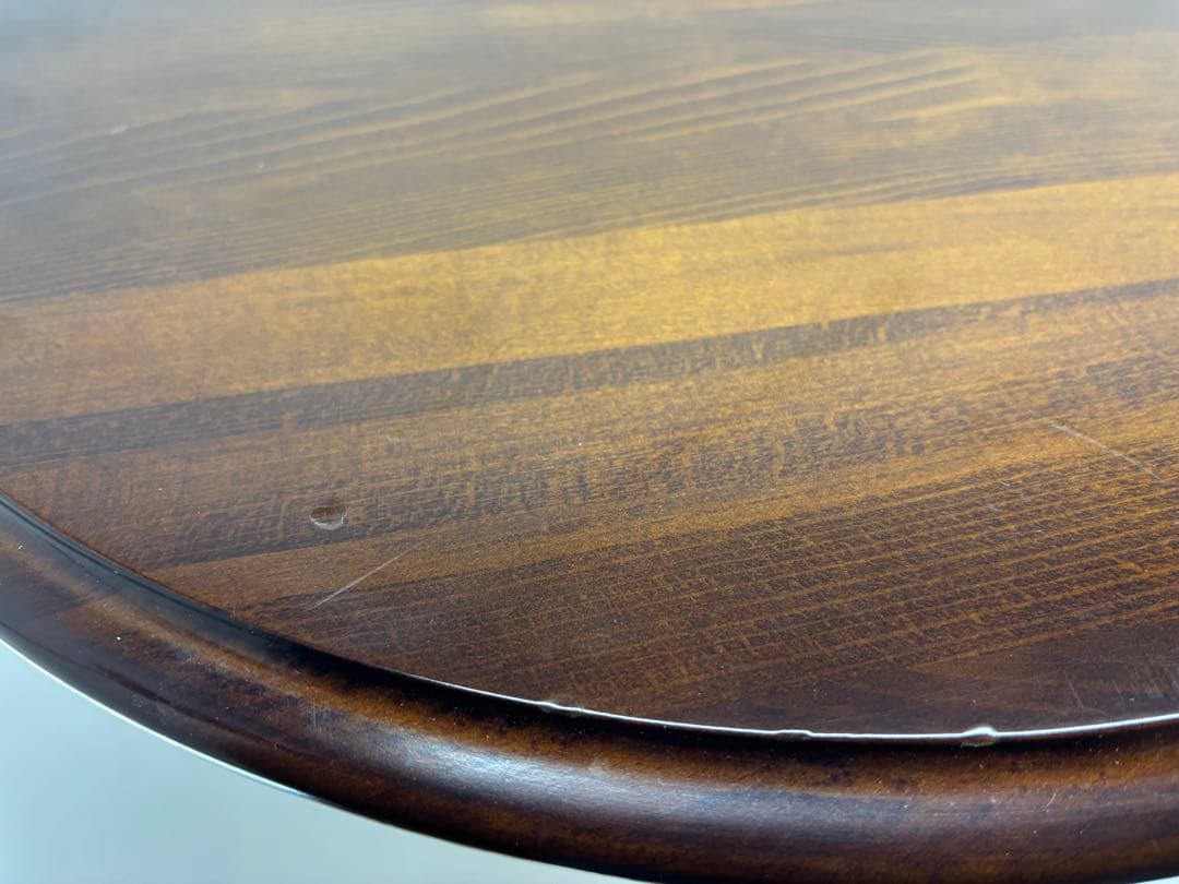 カリモク karimoku コロニアル ウォルナット 丸テーブル サイドテーブル