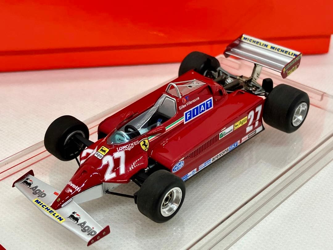 ★フェラーリ 126CK #27★G.ヴィルヌーブ★1981スペインGP優勝★