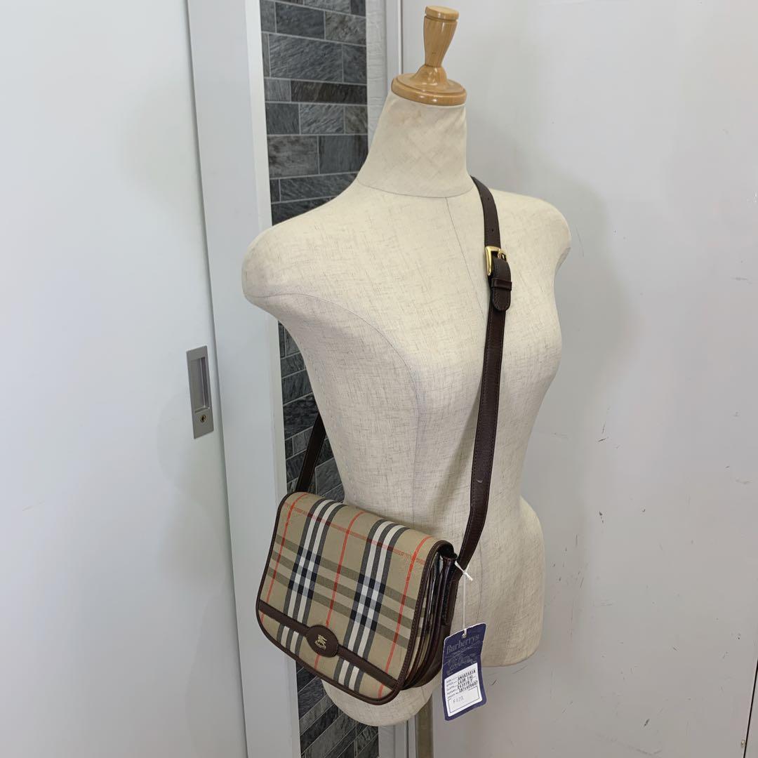 希少 タグ付き　オールド　BURBERRYS　ノバチェック　ショルダーバッグ