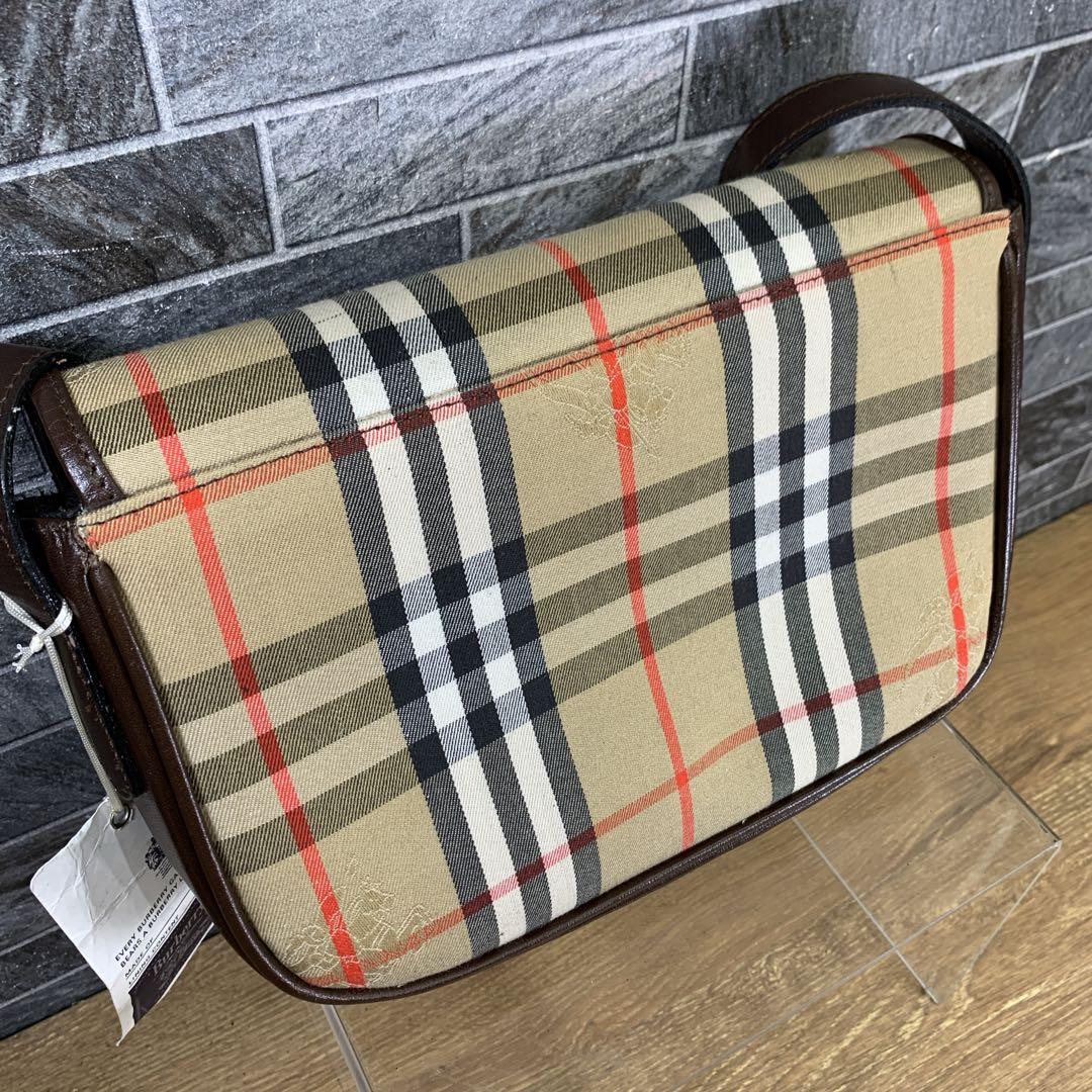 希少 タグ付き　オールド　BURBERRYS　ノバチェック　ショルダーバッグ
