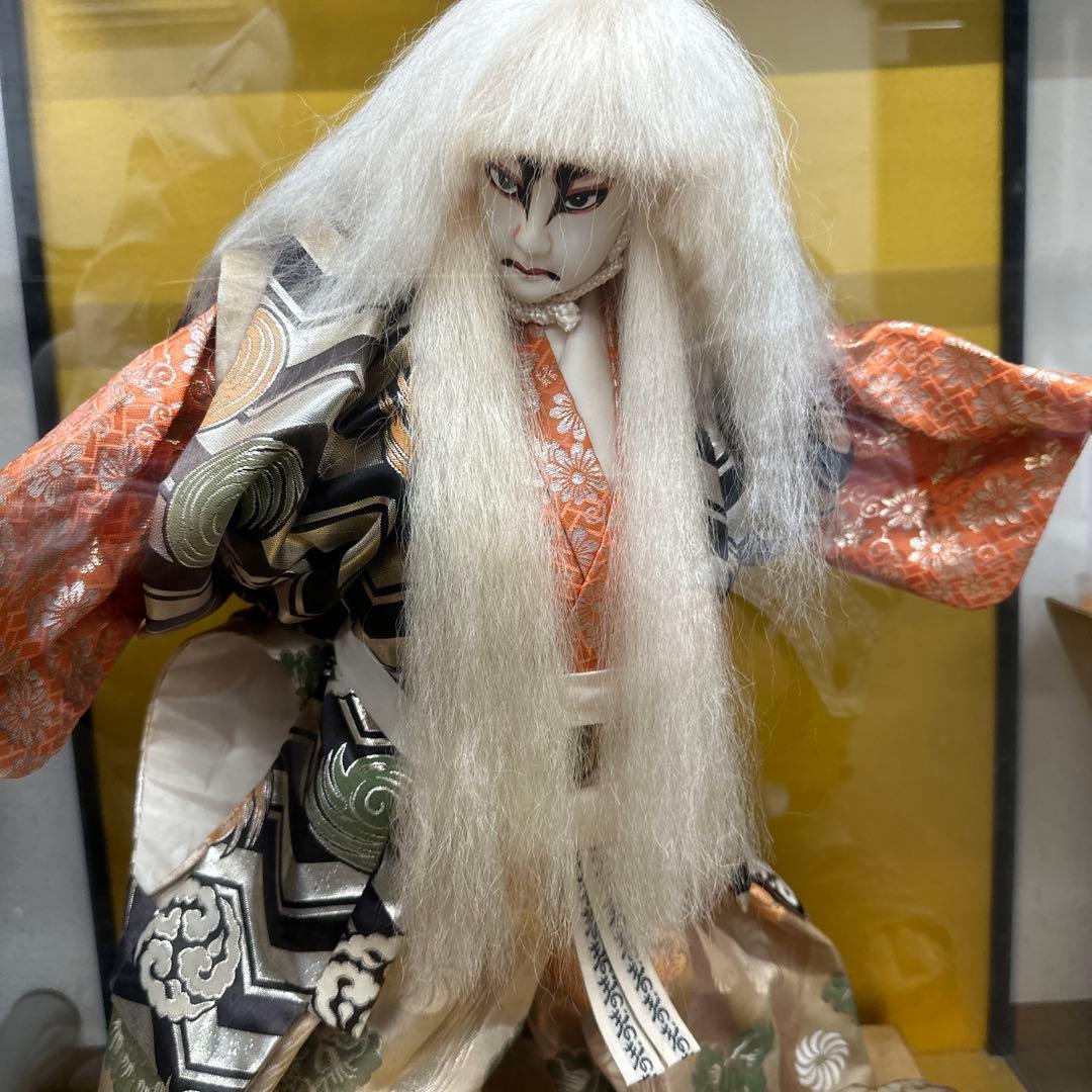 鏡獅子　歌舞伎人形