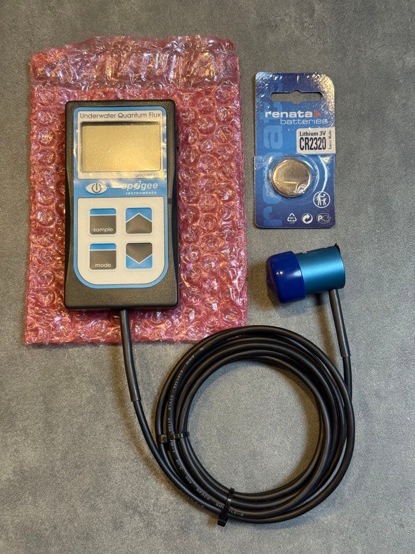 アクアリウム用 PARセンサー　Apogee MQ-510