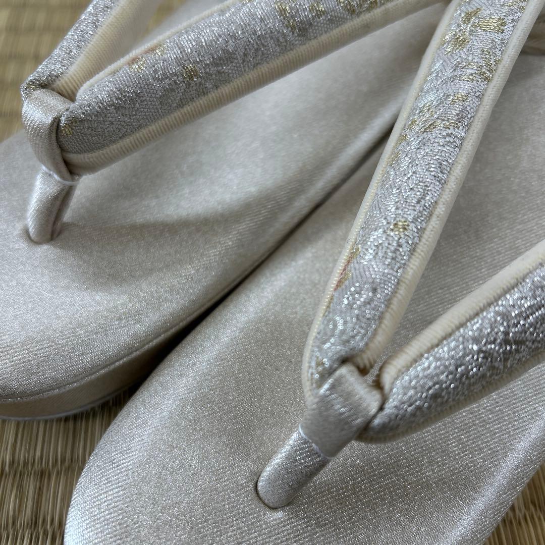 紗織謹製　草履バッグセットL size