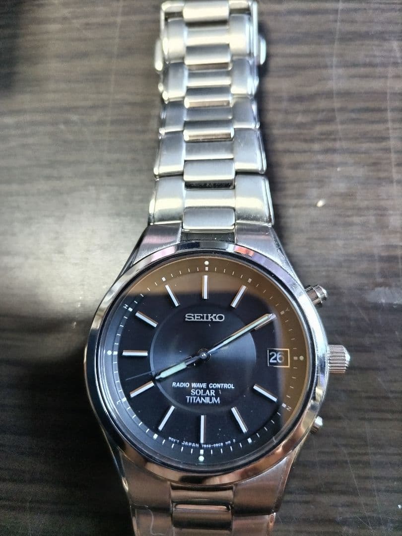 SEIKO SBTM193 電波ソーラー腕時計