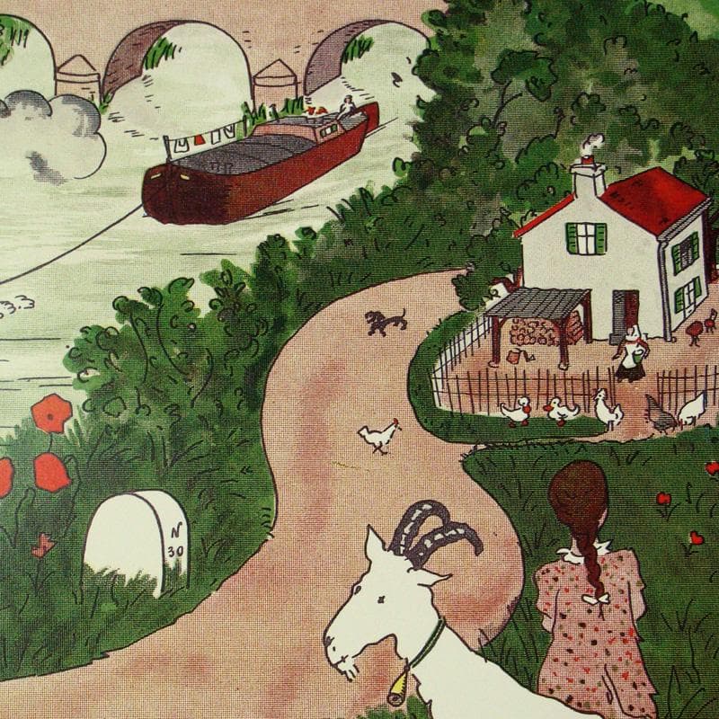 額装品/Babar en Auto 1986年（ジャン ド ブリュノフ）