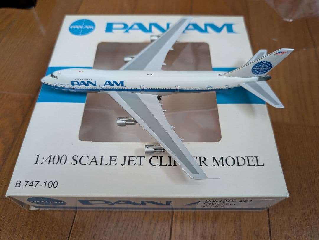激レア 1/400 PANAM バンナム 747−100