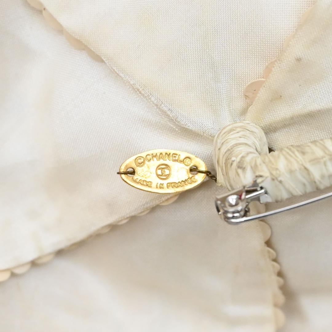 ■ □ 44430★年 CHANEL シャネル ブローチ カメリアコサージュ