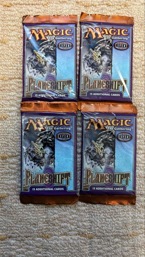 【未開封4パック】英語版 プレーンシフト　Planeshift