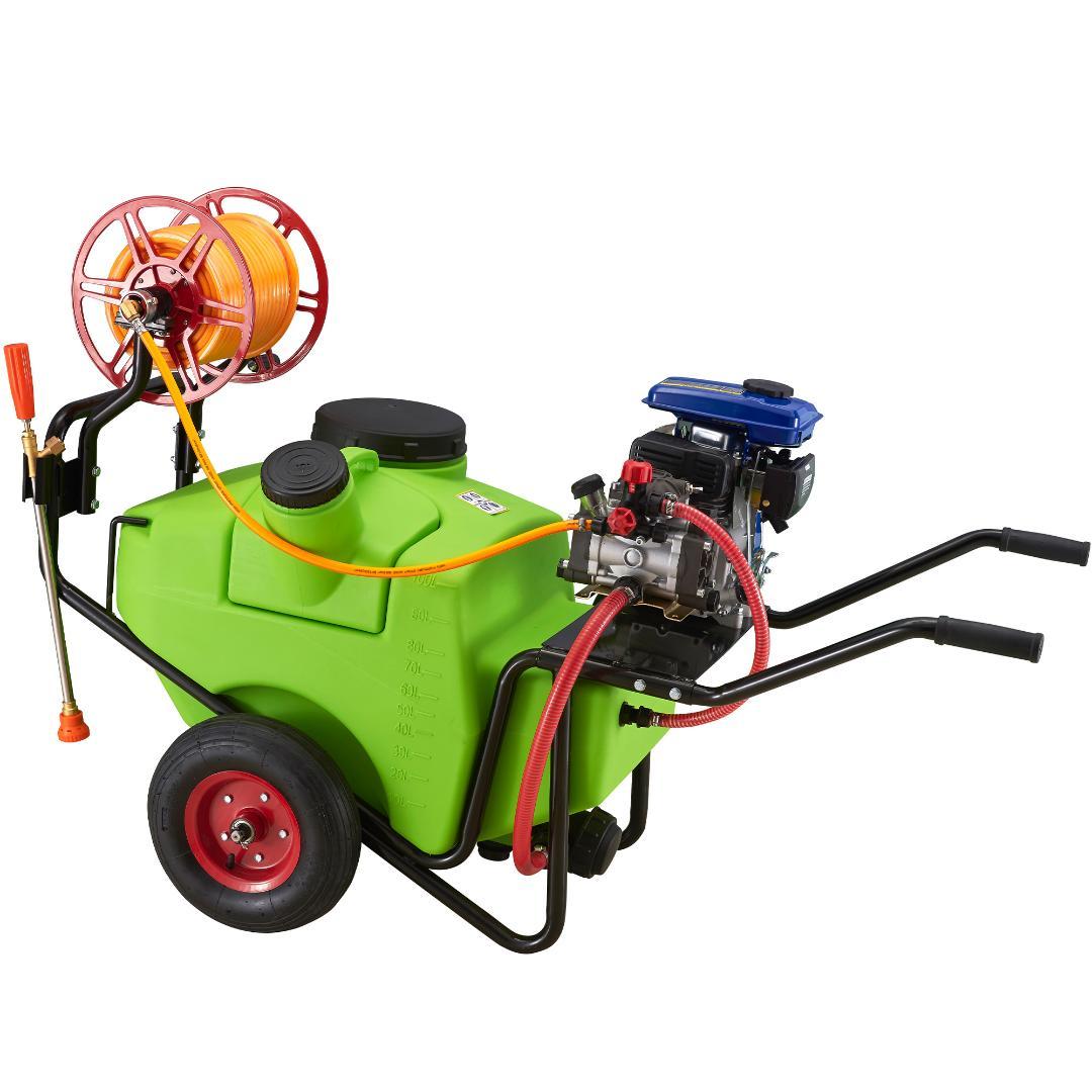 エンジン式噴霧器 エンジン式 セット 動噴 100Lタンク ホース 30m