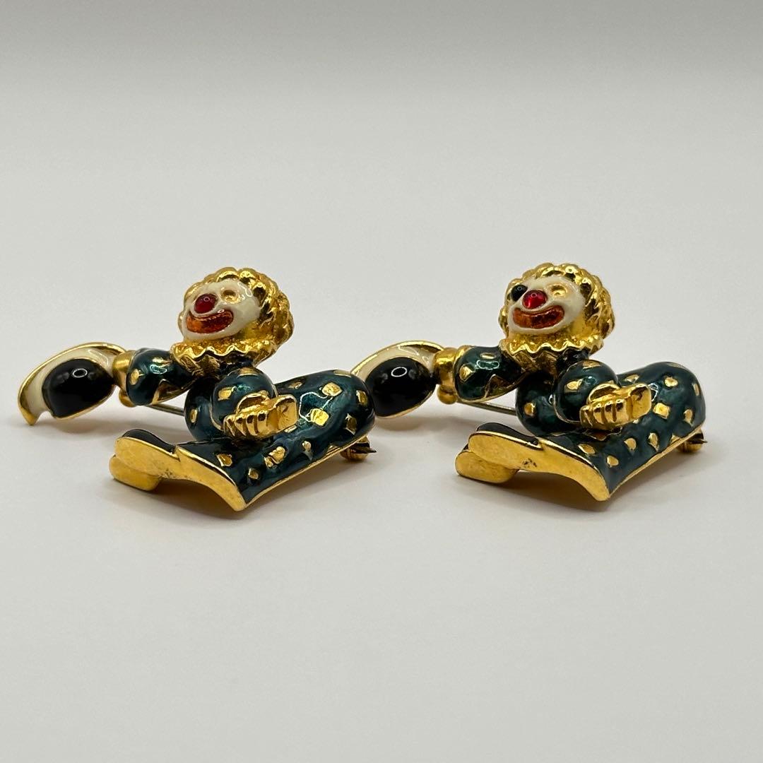 JOMAZ ジョマーズ ブローチ ピエロ 2点セット