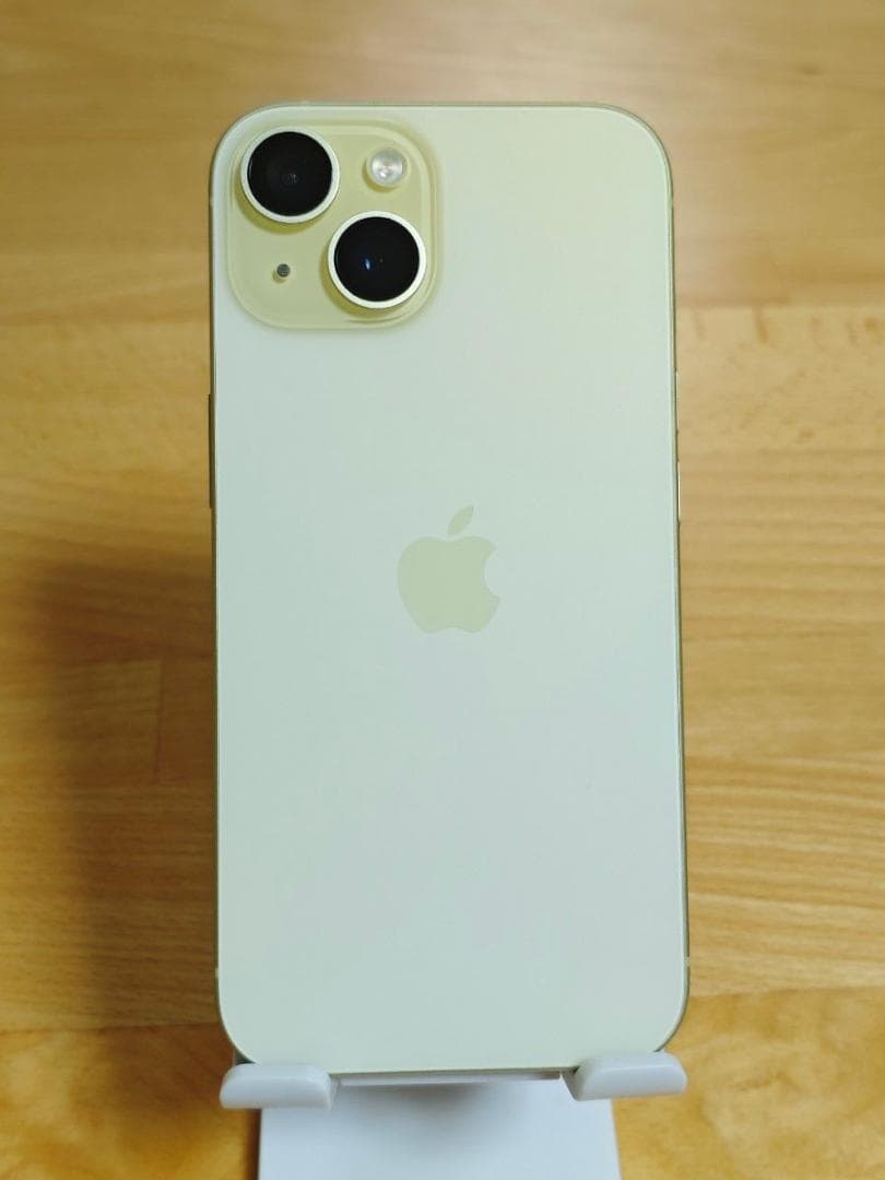 超美品 iPhone15 128GB イエロー SIMフリー