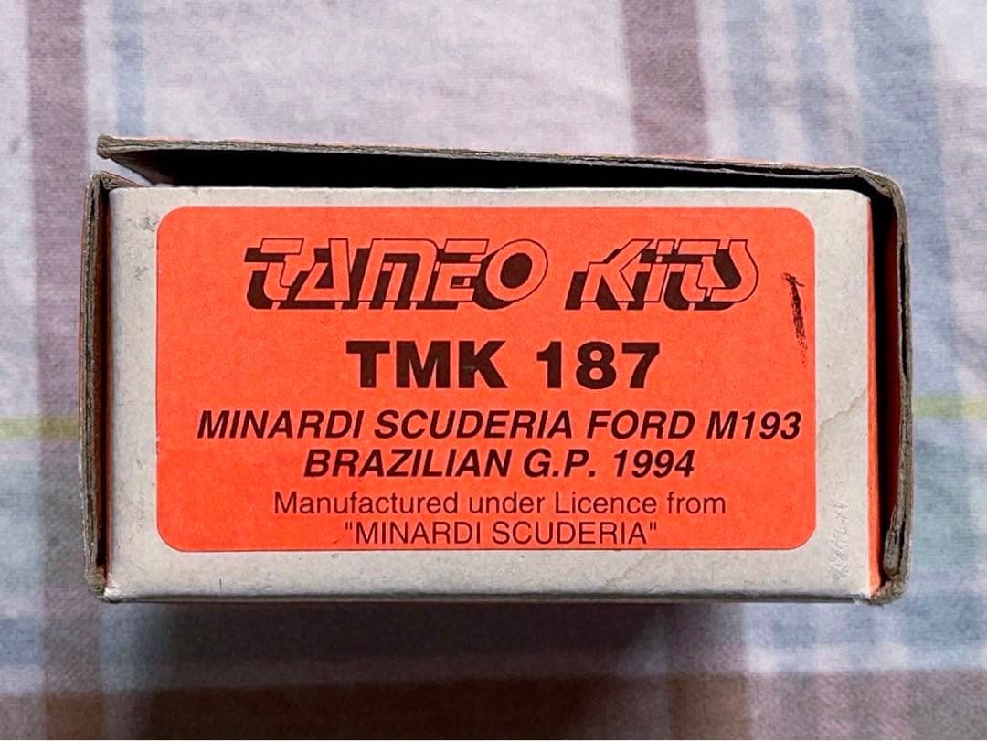 当時モノ タメオ 1/43 ミナルディ M193B・フォード Tameo