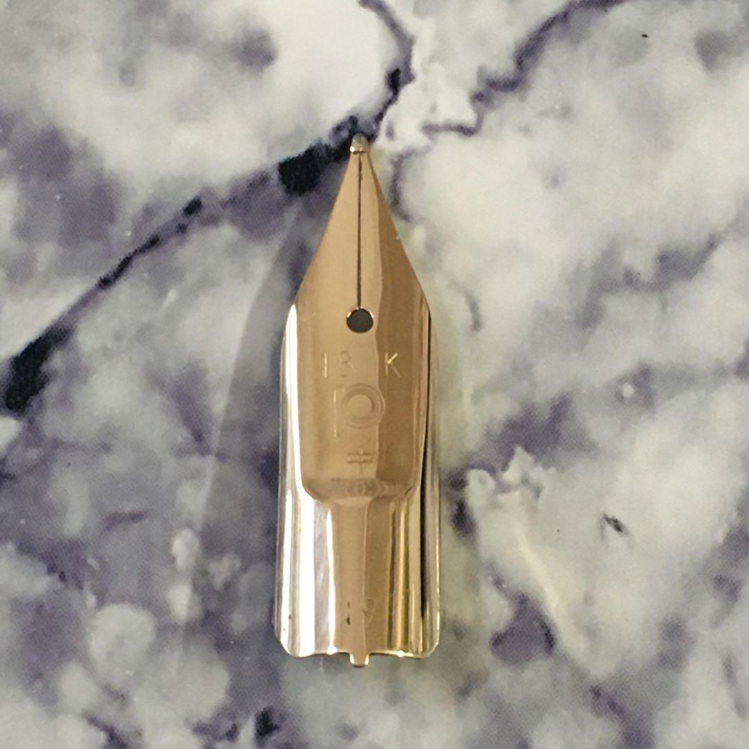 #0195 オーバーホール済み 金使用量最大級 PLATINUM 18k 万年筆