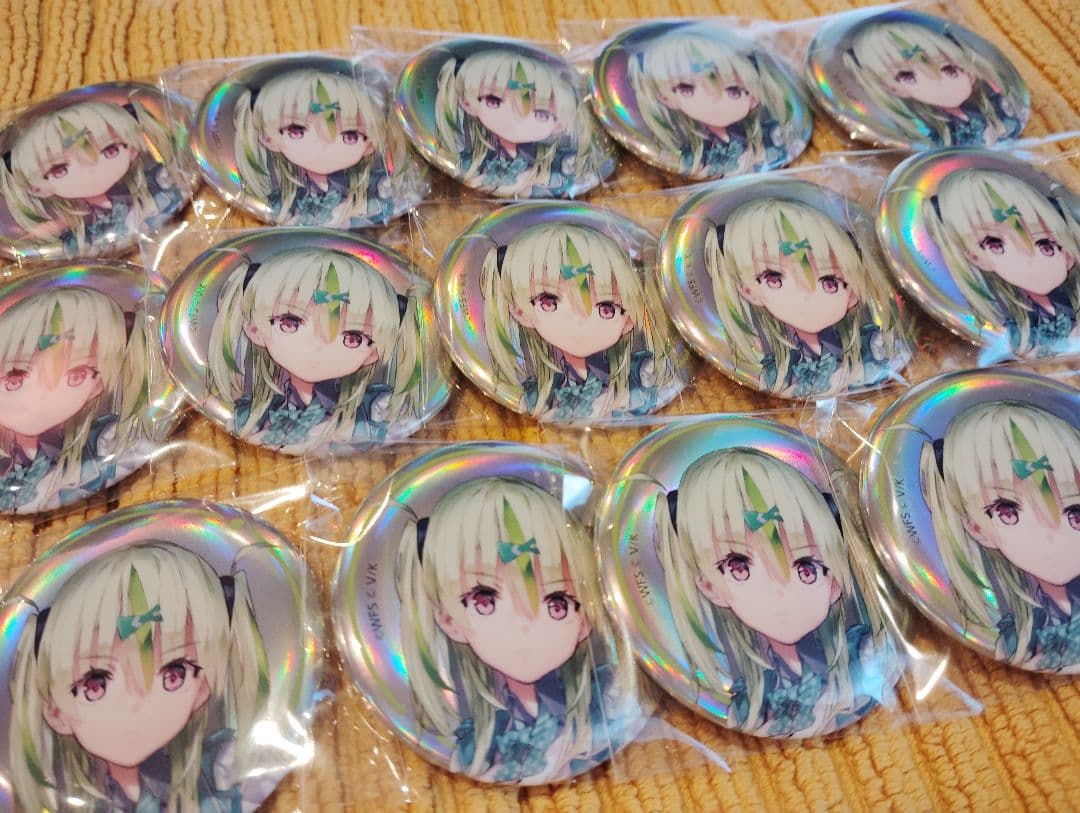 大島五十鈴　ヘブンバーンズレッド　ヘブバン　ホログラム　缶バッジ