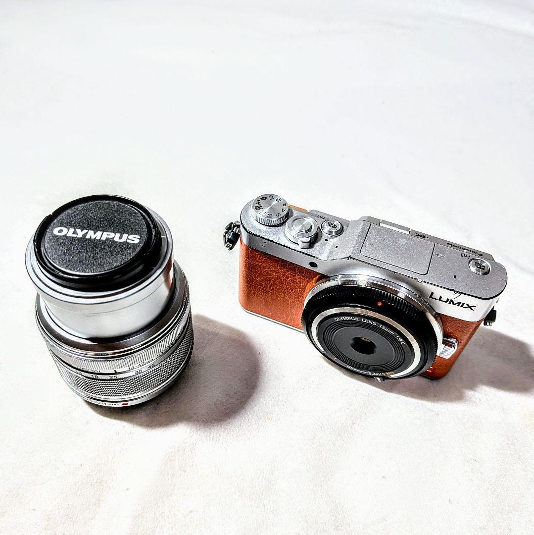 LUMIX DC-GF9 4K ミラーレスカメラ オレンジ　Wレンズ付き