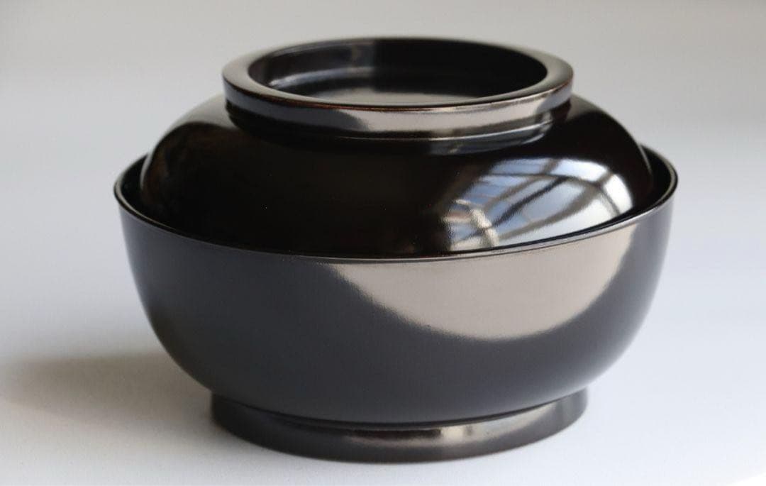 輪島塗 蔦金蒔絵 梨地 黒塗椀 五客 木製漆器 / 伝統工芸品 漆芸